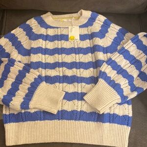 NWT Mini Boden striped sweater